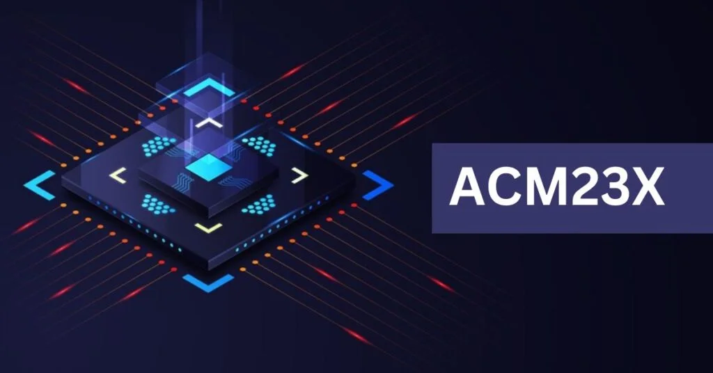 What are the benefits of using ACM23X in autonomous systems?